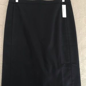 NWT J Crew Navy Blue Pencil Skirt